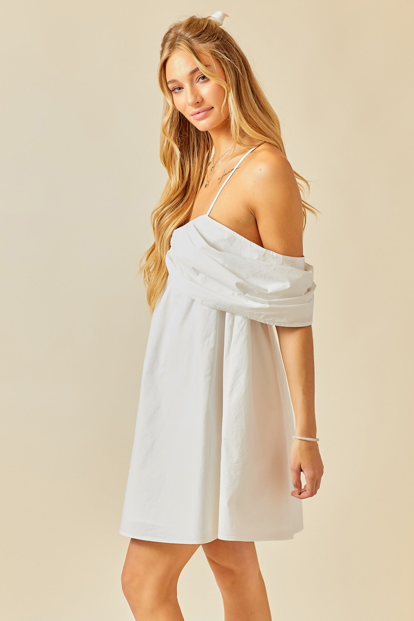 Off Shoulder Mini Dress