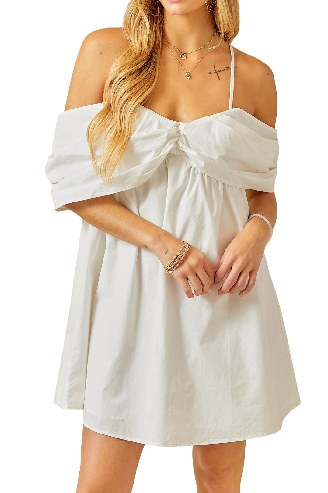 Off Shoulder Mini Dress
