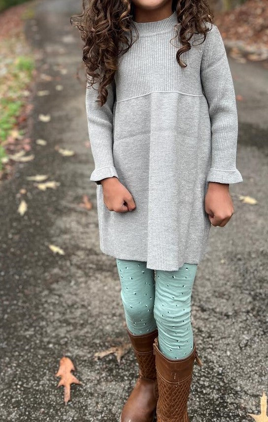 Girls Sonya Dress in Grey