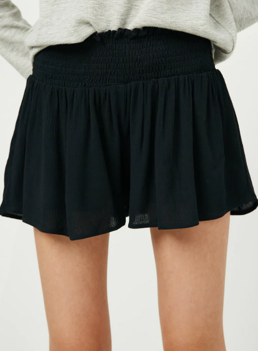 Girls Smocked Waist Shorts