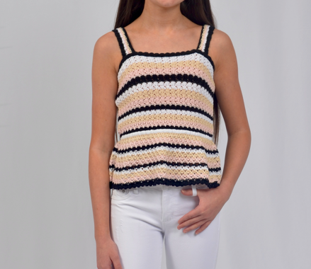 Girls Monique Crochet Top
