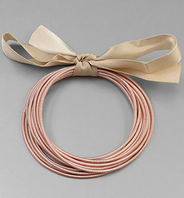 Piano Wire Bracelet in Multiple Colors