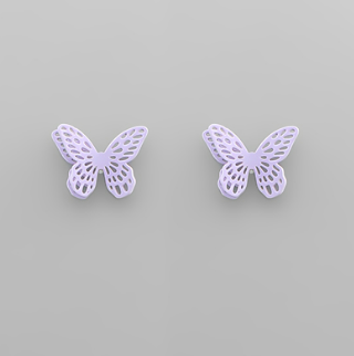 Butterfly Filigree Studs in Multiple Colors