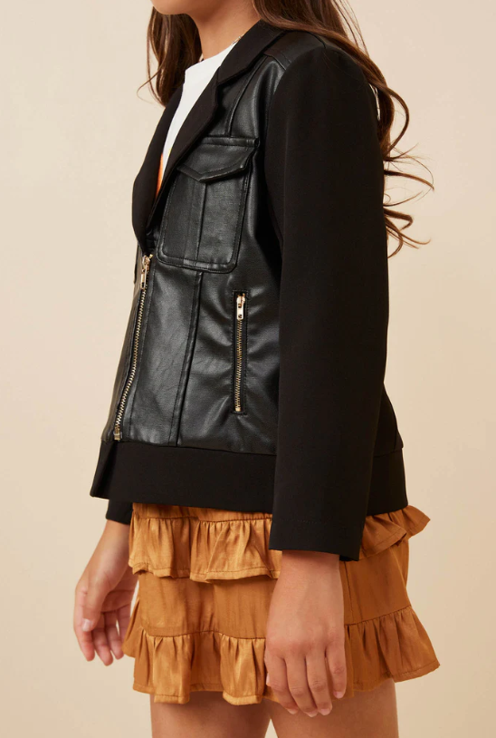 Girls Biker Jacket