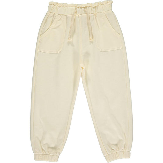 Girls Blair Jogger in Ivory