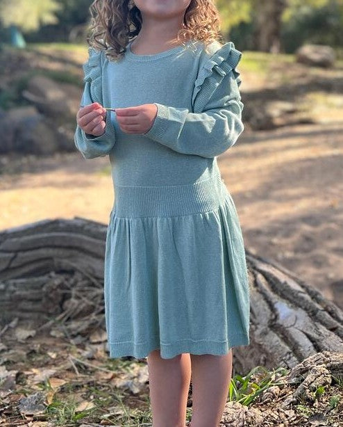 Girls Carrie Dress in Blue