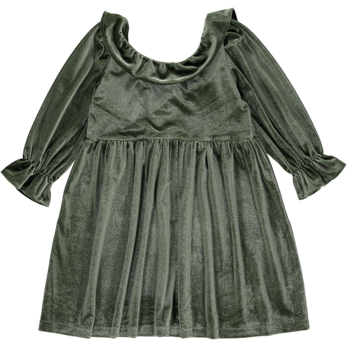 Girls Milly Dress in Green