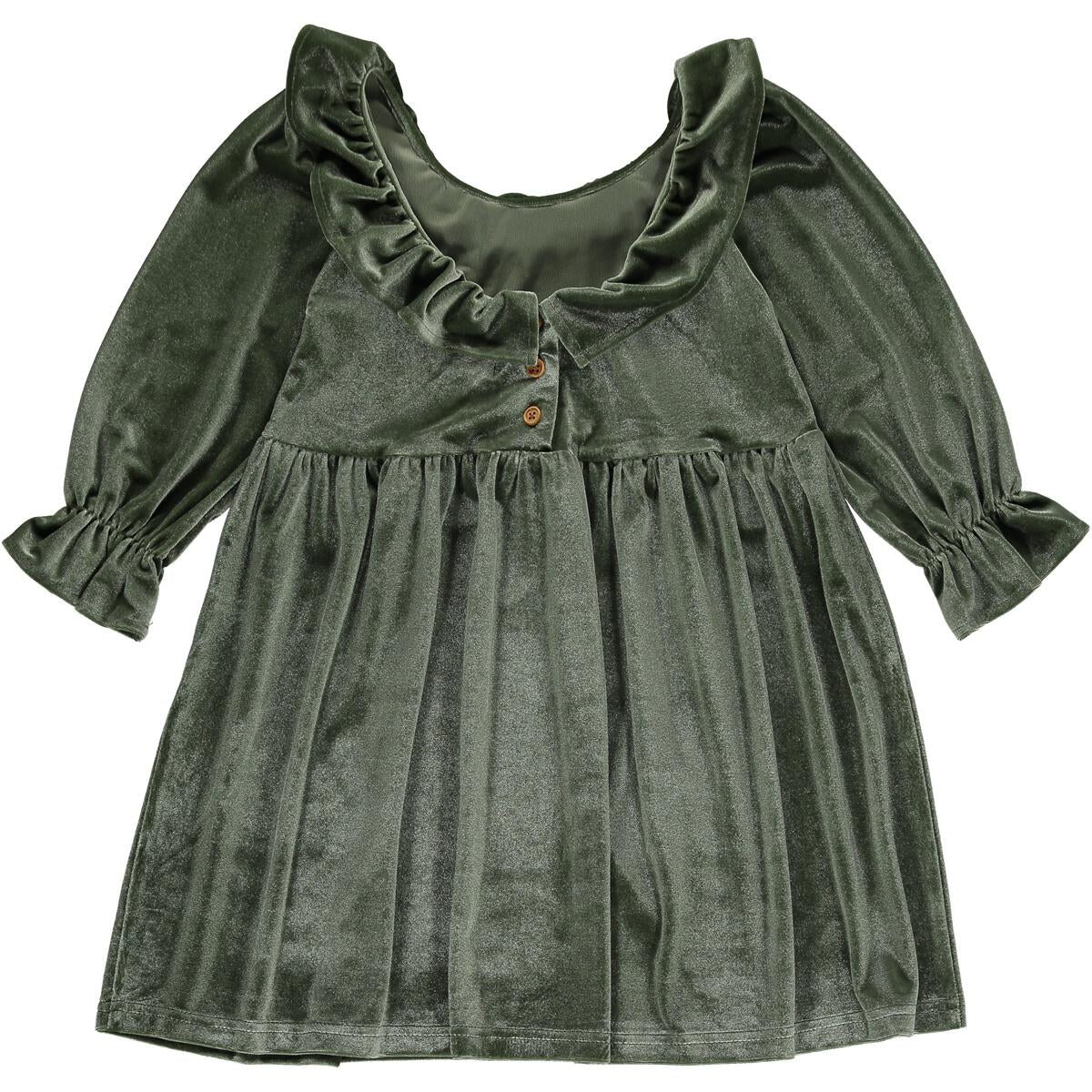 Girls Milly Dress in Green