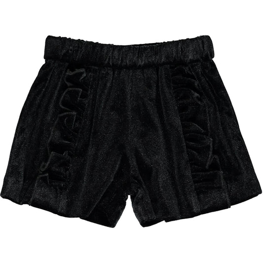 Girls Paisley Shorts in Black