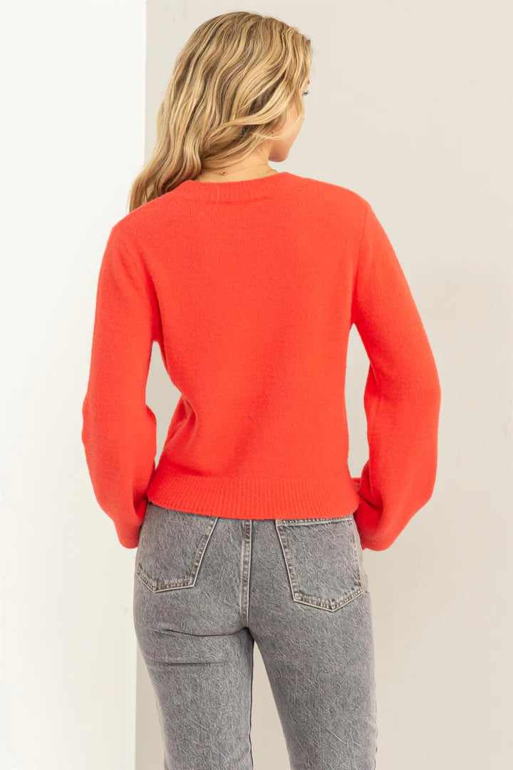 Ride on By - Cropped Long Sleeve Sweater