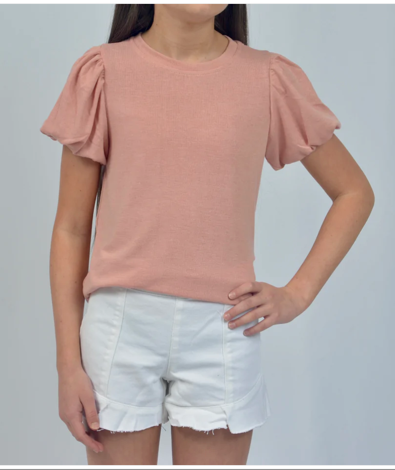 Girls Ruffled Hem Short