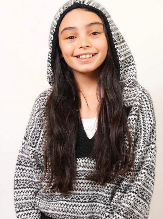 Girls Ricki Fairisle Hoodie