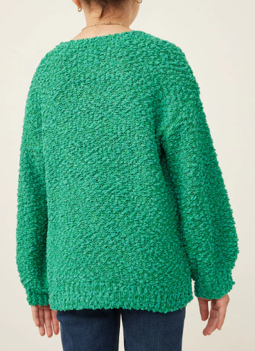 Girls Popcorn Knit Pullover Sweater Lydia Anne s Boutique