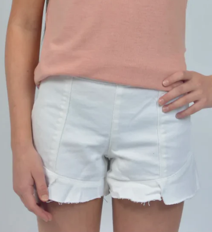 Girls Ruffled Hem Short