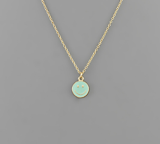 Smiley Necklace in Multiple Colors