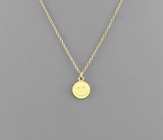 Smiley Necklace in Multiple Colors