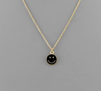 Smiley Necklace in Multiple Colors