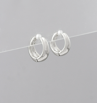 Hoop Earrings in Gold or Silver