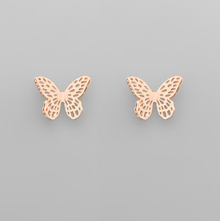 Butterfly Filigree Studs in Multiple Colors