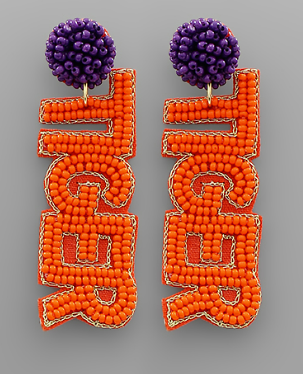 Tiger Earrings