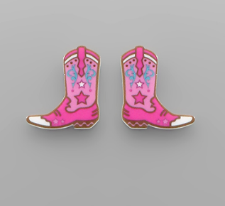 Cowboy Boot Earrings in Multiple Colors