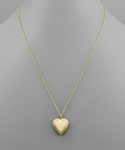 Heart Lockett Necklace