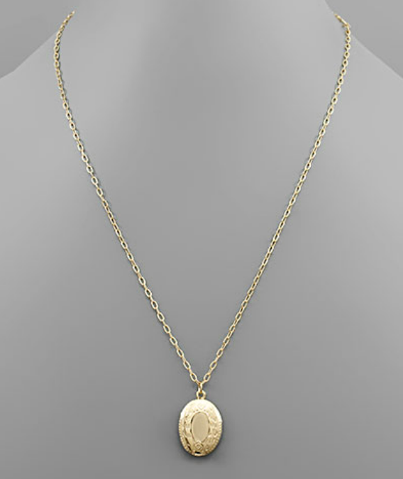 Oval Lockett Necklace