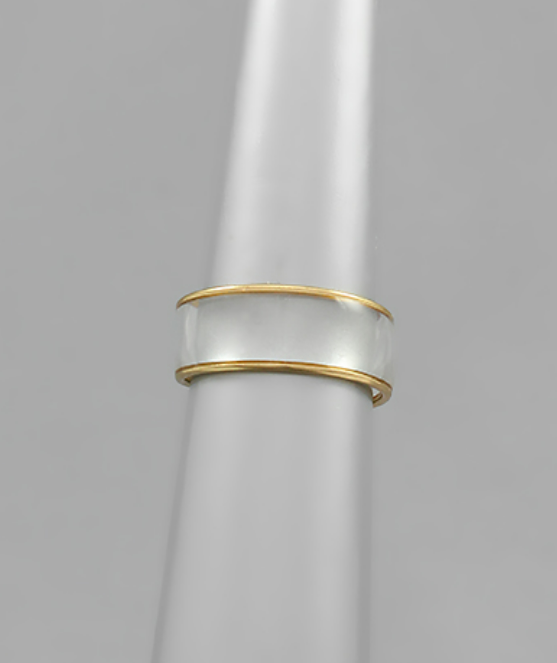 Gold Rimmed Ring