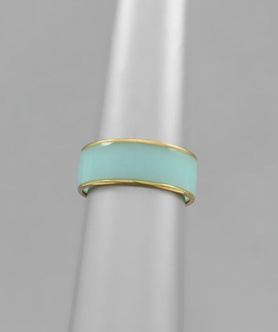 Gold Rimmed Ring