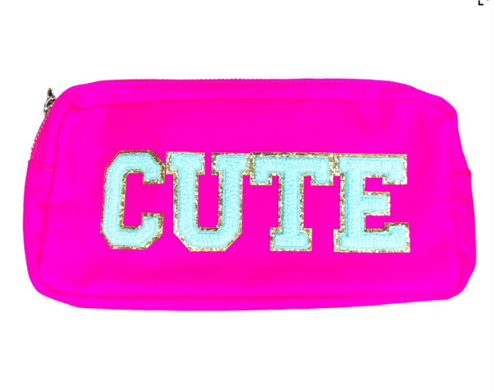 Medium Cosmetic Bag - CUTE