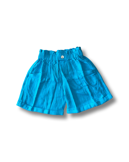 Girls Turquoise Shorts